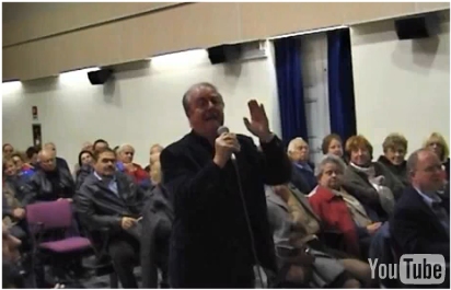 Giorgio Onorato alla Sala Gonzaga accompagnato da G. Damilano